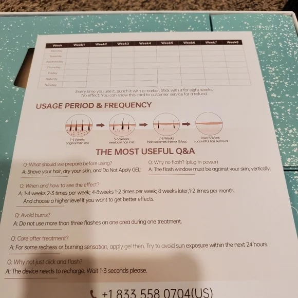 Hair removal device laser zapper - Picture 6 of 6